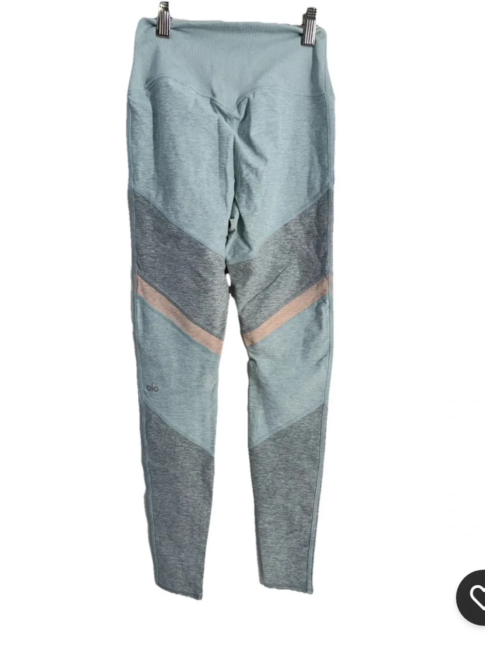Alo Yoga Sheila High-Waist Alosoft Leggings Women XS Gray